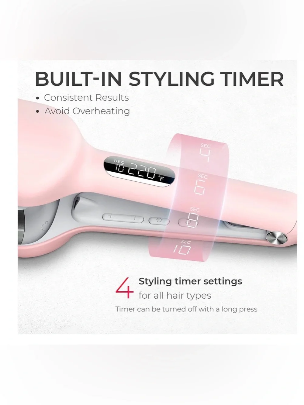 Tymo Rovy- Ionic Curling Wand, 3 Barrel Crimper Hair Tool for Women